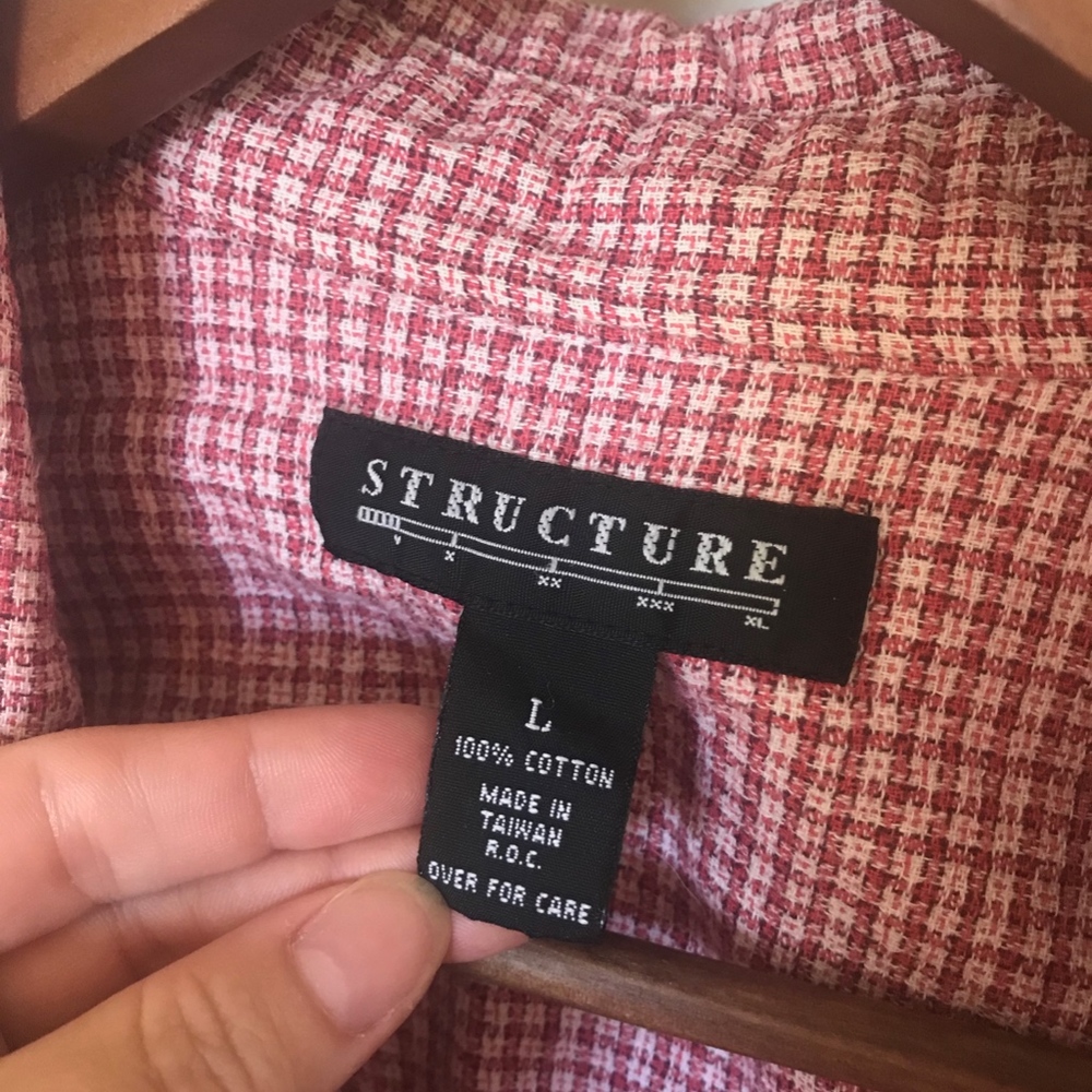 Structure Long-Sleeved Button Down, L - image 3